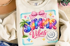 Summer Vibes PNG, Beach Sublimation PNG, Tropical Palm Tree Product Image 3