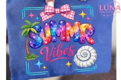 Summer Vibes PNG, Beach Sublimation PNG, Tropical Palm Tree Product Image 6
