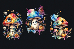 Spooky Mushroom. PNG sublimation Product Image 2