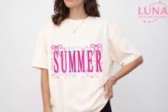 Summer Floral Bows PNG, Coquette Summer PNG, Pink Floral PNG Product Image 5