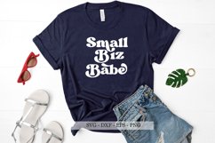 Small Biz Babe, Small Biz SVG, tshirt svg, svg cut files Product Image 1