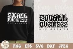 Small Business Owner SVG PNG, Small Business Big Dreams Svg Product Image 2