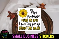 SMALL BUSINESS STICKERS FOR PACKAGING
