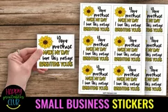 SMALL BUSINESS STICKERS FOR PACKAGING