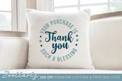 Small Business SVG Cut File Thank You T-shirt Mug Tote Bag Product Image 3