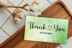SMALL BUSINESS THANK YOU CARDS I SMALL BUSINESS PRODUCT PACKAGING CARDS