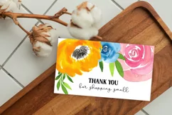 SMALL BUSINESS THANK YOU CARDS I SMALL BUSINESS PRODUCT PACKAGING CARDS