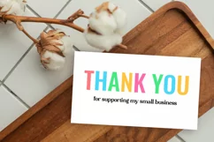 SMALL BUSINESS THANK YOU CARDS I SMALL BUSINESS PRODUCT PACKAGING CARDS