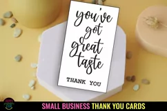 SMALL BUSINESS THANK YOU CARDS I SMALL BUSINESS PRODUCT PACKAGING CARDS