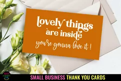 SMALL BUSINESS THANK YOU CARDS I SMALL BUSINESS PRODUCT PACKAGING CARDS