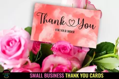 SMALL BUSINESS THANK YOU CARDS I SMALL BUSINESS PRODUCT PACKAGING CARDS