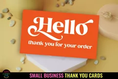 SMALL BUSINESS THANK YOU CARDS I SMALL BUSINESS PRODUCT PACKAGING CARDS