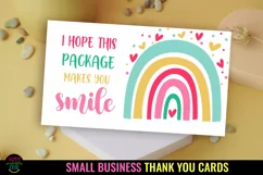 SMALL BUSINESS THANK YOU CARDS I SMALL BUSINESS PRODUCT PACKAGING CARDS