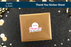 Small business thank you print and cut sticker SVG