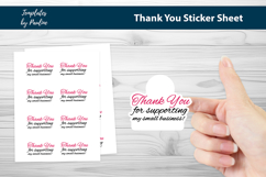 Small business thank you stickers SVG