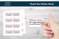 Small business thank you stickers SVG