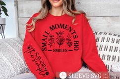 Small moments big smiles Sleeve SVG Product Image 2