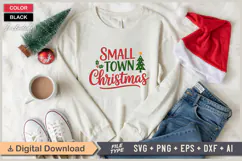 Small Town Christmas SVG | Christmas SVG | Holiday SVG Product Image 1