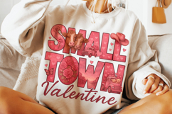 Small Town Valentine Day PNG, Howdy Valentine PNG, Western Product Image 1