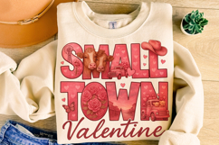 Small Town Valentine Day PNG, Howdy Valentine PNG, Western Product Image 3