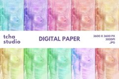 Small Wave Watercolor Digital Papers Background Product Image 1
