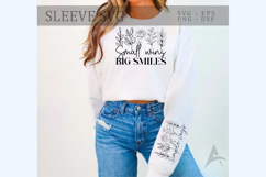 Small wins big smiles Sleeve SVG Design Product Image 2