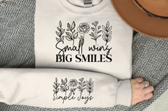 Small wins big smiles Sleeve SVG Design Product Image 3