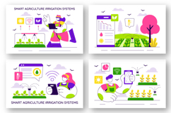 10 Smart Agriculture Irrigation Systems Illustration Product Image 2