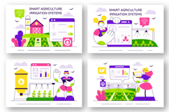 10 Smart Agriculture Irrigation Systems Illustration Product Image 3