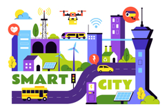 10 Smart City Infrastructure Illustration Product Image 4