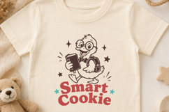 Smart Cookie SVG, Funny Back to School Duck PNG for Cricut Product Image 2