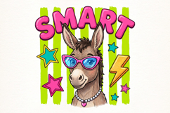 Smart Donkey Preppy Stripes Background Product Image 2