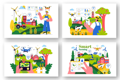 10 Smart Farming Technology Illustration Product Image 3
