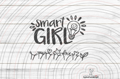 Smart Girl cutting file SVG DXF Product Image 1