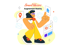 10 Smart Glasses Augmented Reality Illustration Product Image 4
