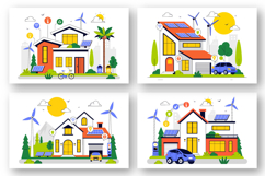 10 Eco Friendly Smart Home Illustration Product Image 2