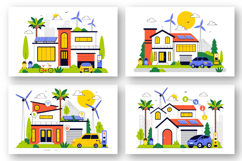 10 Eco Friendly Smart Home Illustration Product Image 3