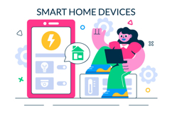 10 Smart Home Devices Illustration Product Image 4