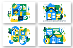 10 Smart Home Security Illustration Product Image 2
