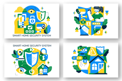 10 Smart Home Security Illustration Product Image 3