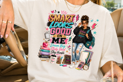 Smart Looks Good On Me PNG, Back to School Sublimation Product Image 2