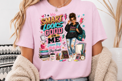 Smart Looks Good On Me PNG, Back to School Sublimation Product Image 3