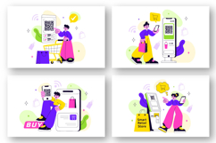 10 Smart Retail Store Illustration Product Image 3