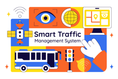 10 Smart Traffic Management System Illustration Product Image 4