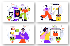 10 Smart Wearable Gadgets Illustration Product Image 2