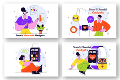 10 Smart Wearable Gadgets Illustration Product Image 3