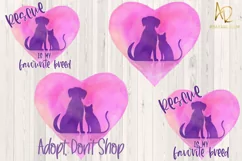 Adopt Don't Shop Dog Rescue Cat Adoption Sublimation ready Product Image 2