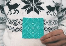 Green Christmas digital paper |Christmas ornament pattern Product Image 5