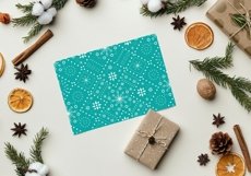 Green Christmas digital paper |Christmas ornament pattern Product Image 2