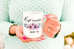 Best Auntie Ever, Auntie T Shirt, Auntie 2022 Sublimation Product Image 3